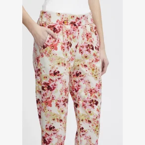 ICHI IHKATE - Bukser - calypso coral flower aop