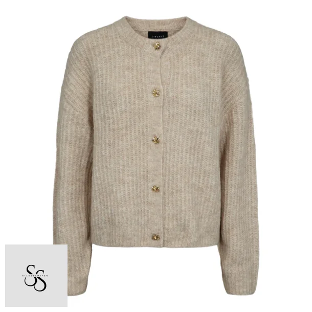 FRO O-NECK CARDIGAN - IVORY