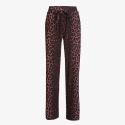 ALMA-WIDE-PANTS - BORDEAUX LUX LEO,