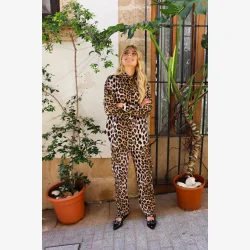 SARA LS SHIRT - BIG LUX LEO