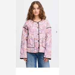 IXMALINI overgangs jakke ICHI Rosa Mnster Paisly