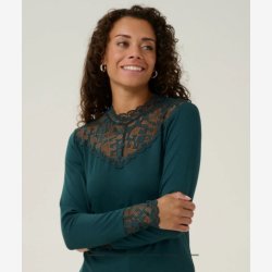  Cream Blonde Jersey Bluse Panderosa Pine