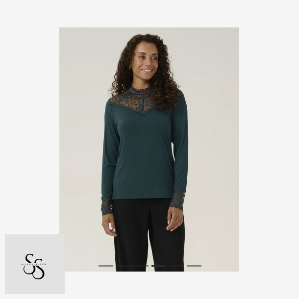  Cream Blonde Jersey Bluse Panderosa Pine