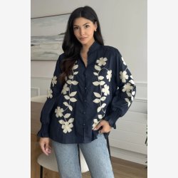 Skjorte Paris Romance Navy