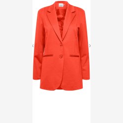 IHKATE SUS OVERSIZE BLAZER  HOT CORAL