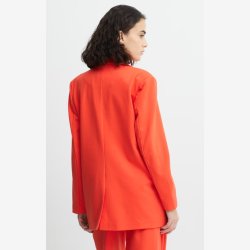 IHKATE SUS OVERSIZE BLAZER  HOT CORAL