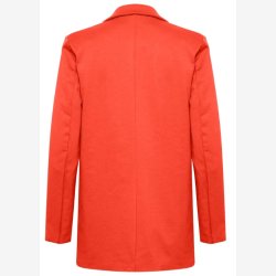 IHKATE SUS OVERSIZE BLAZER  HOT CORAL