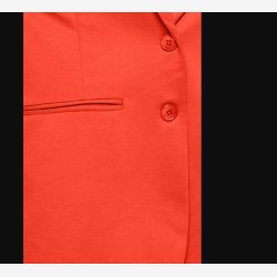 IHKATE SUS OVERSIZE BLAZER  HOT CORAL