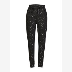 ALMA-PANTS(FLEECE) - BLACK GOLD HAERT