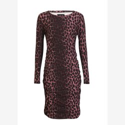 ALMA LONG DRESS BORDEAUX LUX LEO