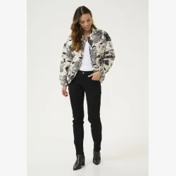 Cream MAISEY - Overgangsjakke - black toile de jouy