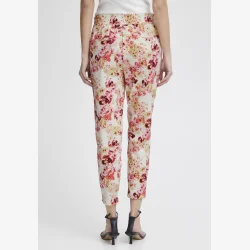 ICHI IHKATE - Bukser - calypso coral flower aop