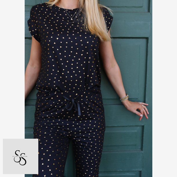 ALMA-PANTS(FLEECE) - BLACK GOLD HAERT