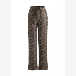 ALMA WIDE PANTS MOCCA LACE